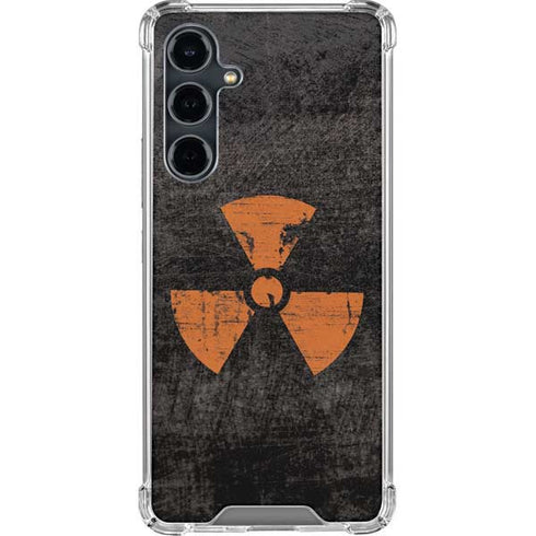 Radioactivity Black Galaxy S23 FE Clear Case