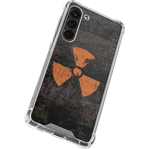 Radioactivity Black Galaxy S23 Plus Clear Case