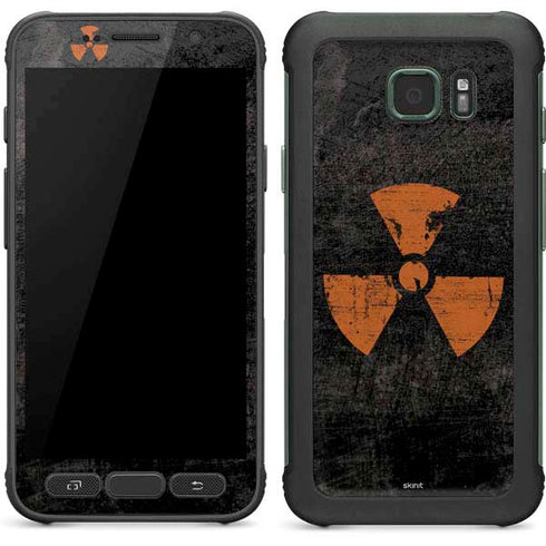 Radioactivity Black Galaxy S7 Active Skin