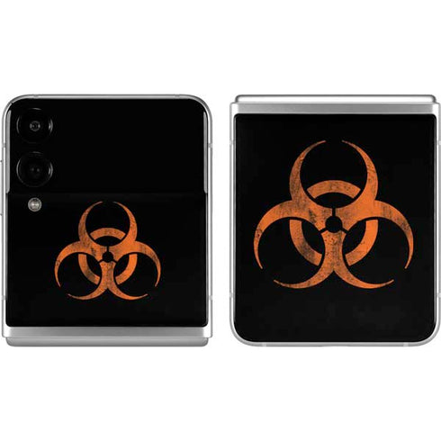 Radioactivity Black Galaxy Z Flip4 5G Skin