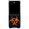 Radioactivity Black Galaxy Z Flip5 5G Clear Case