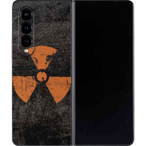 Radioactivity Black Galaxy Z Fold4 5G Skin