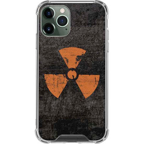 Radioactivity Black iPhone 11 Pro Max Clear Case