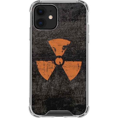 Radioactivity Black iPhone 12 Clear Case