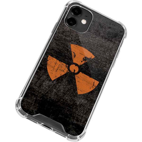 Radioactivity Black iPhone 12 Clear Case