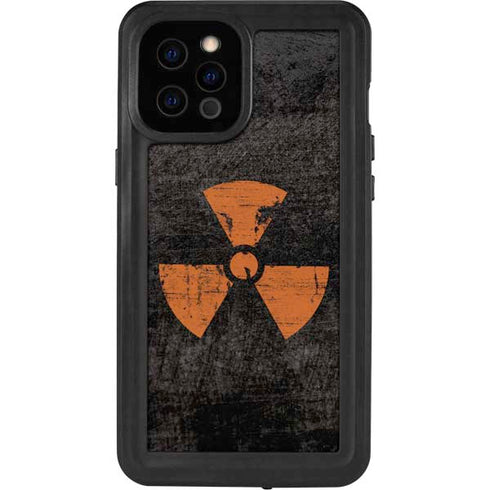 Radioactivity Black iPhone 12 Pro Max Waterproof Case