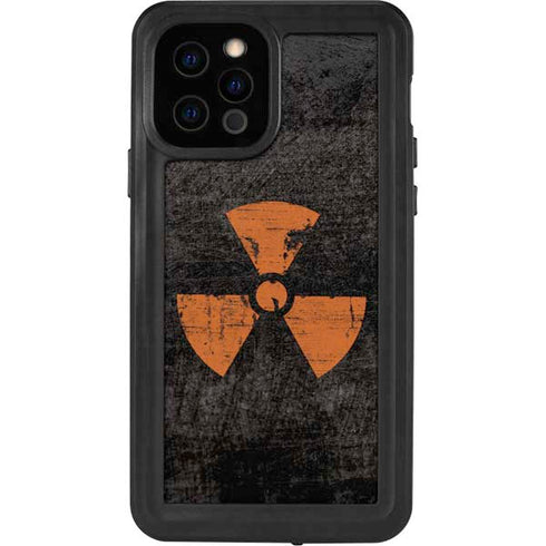 Radioactivity Black iPhone 12 Pro Waterproof Case