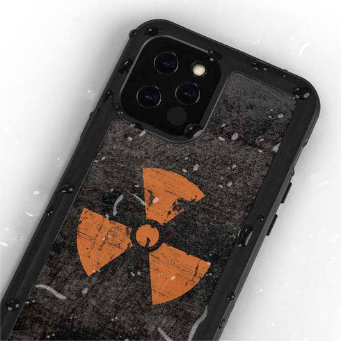 Radioactivity Black iPhone 12 Pro Waterproof Case