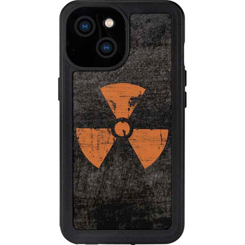 Radioactivity Black iPhone 13 Mini Waterproof Case