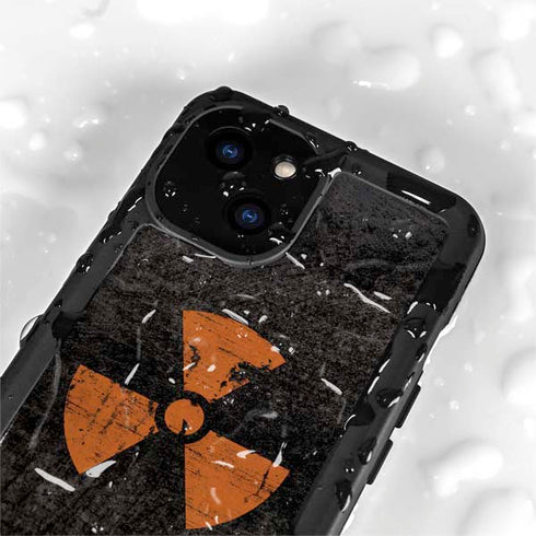 Radioactivity Black iPhone 13 Mini Waterproof Case
