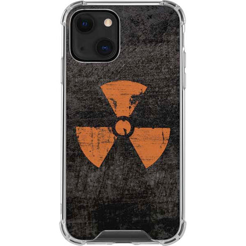 Radioactivity Black iPhone 14 Clear Case