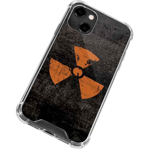 Radioactivity Black iPhone 14 Clear Case