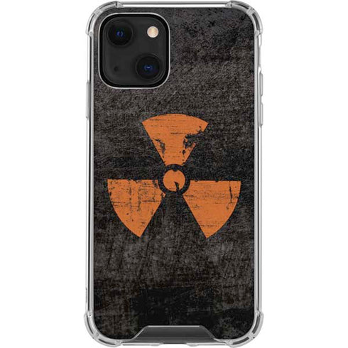 Radioactivity Black iPhone 14 Plus Clear Case