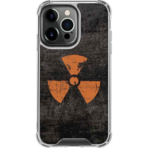 Radioactivity Black iPhone 15 Pro Clear Case