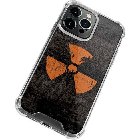 Radioactivity Black iPhone 14 Pro Clear Case