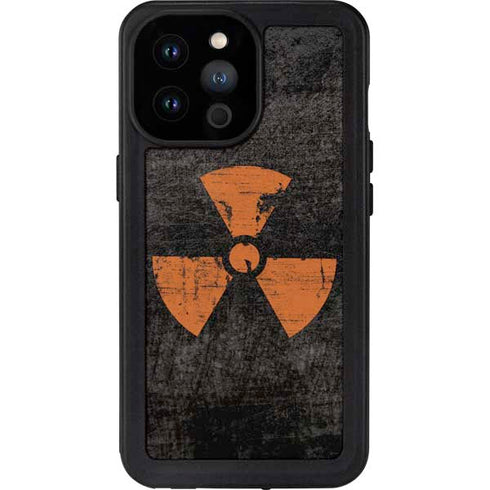 Radioactivity Black iPhone 14 Pro Max Waterproof Case