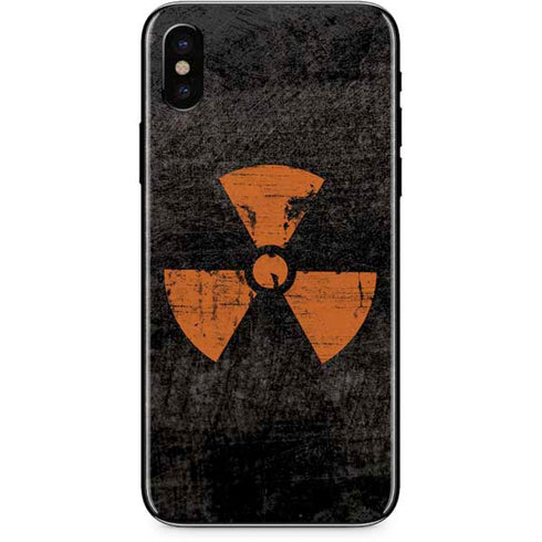 Radioactivity Black iPhone XS Skin