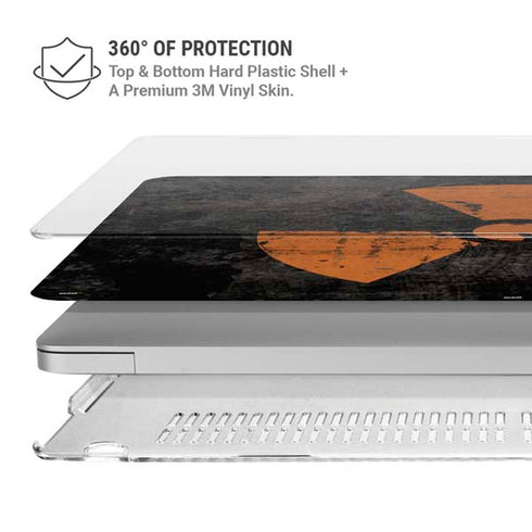 Radioactivity Black MacBook Pro 13in (2020) Case plus Skin