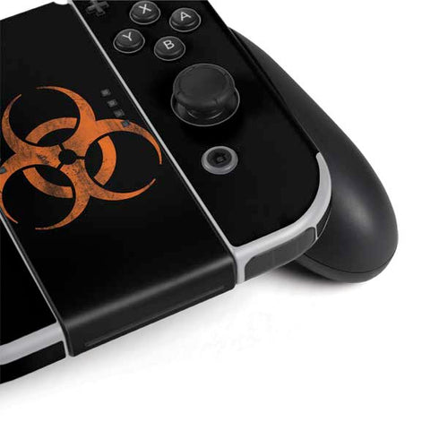 Radioactivity Black Nintendo Switch OLED (2021) Skin