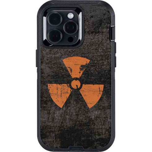 Radioactivity Black Otterbox Defender iPhone Skin