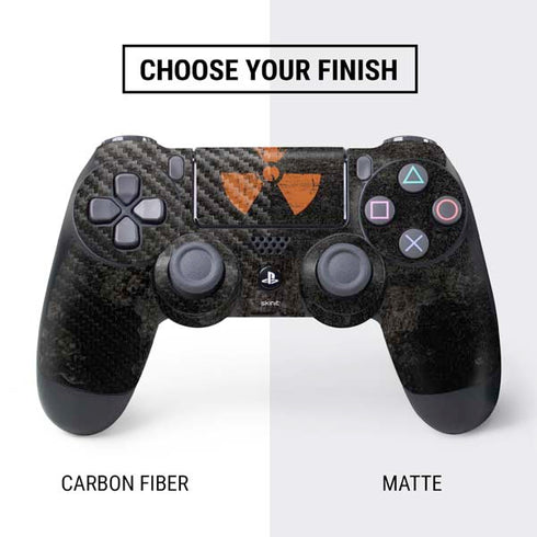 Radioactivity Black PS4 Controller Skin