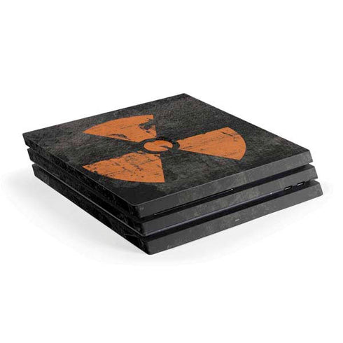 Radioactivity Black PS4 Pro Console Skin