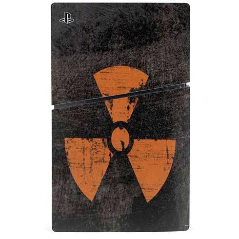 Radioactivity Black PS5 Slim Disk Console Skin