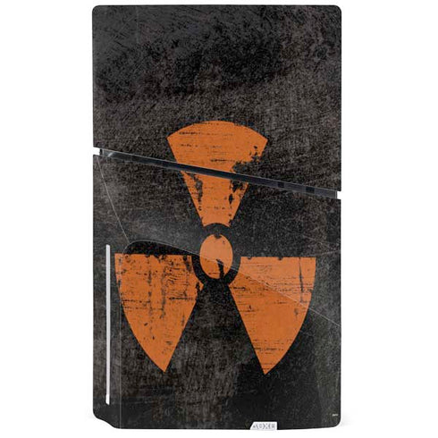 Radioactivity Black PS5 Slim Disk Console Skin