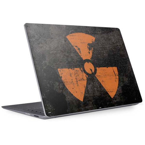 Radioactivity Black Surface Laptop 2 Skin