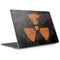 Radioactivity Black Surface Laptop 2 Skin