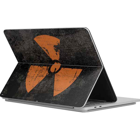 Radioactivity Black Surface Laptop Studio Skin