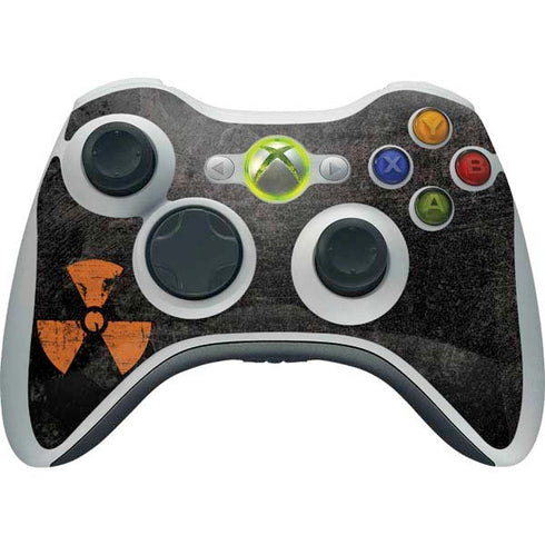 Radioactivity Black Xbox 360 Wireless Controller Skin