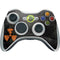 Radioactivity Black Xbox 360 Wireless Controller Skin