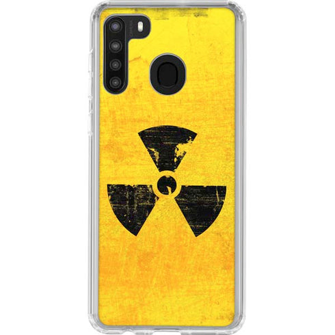 Radioactivity Large Galaxy A21 Clear Case