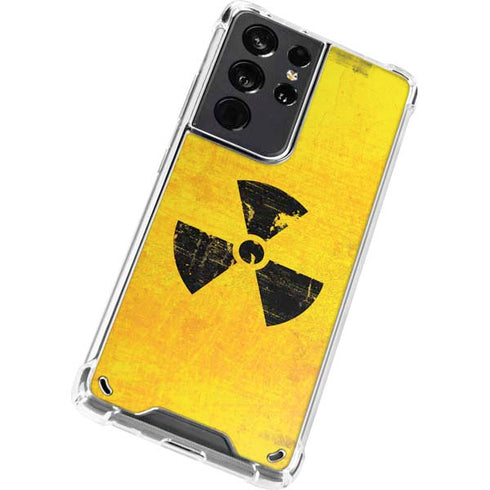 Radioactivity Large Galaxy S21 Ultra 5G Clear Case