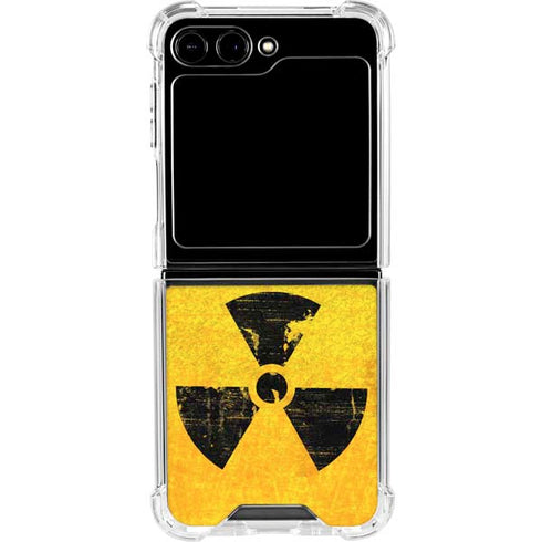 Radioactivity Large Galaxy Z Flip5 5G Clear Case