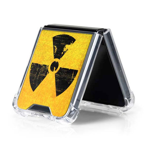 Radioactivity Large Galaxy Z Flip5 5G Clear Case