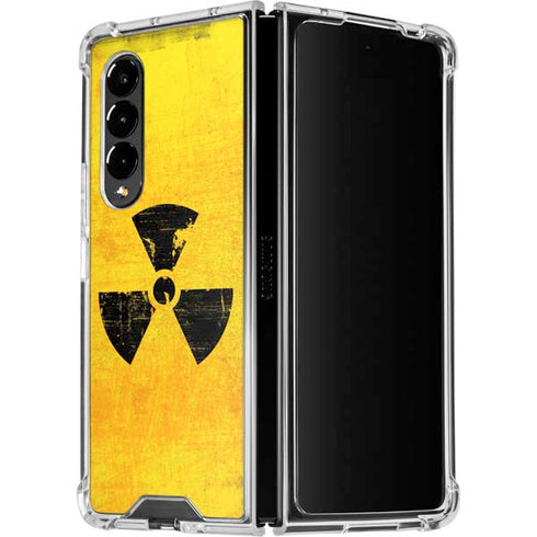 Radioactivity Large Galaxy Z Fold4 5G Clear Case