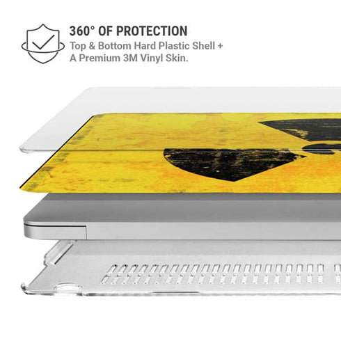 Radioactivity Large MacBook Air 15in (2023-2025) Case plus Skin
