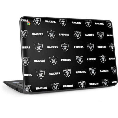 NFL Raiders Blitz Series HP Chromebook Skin