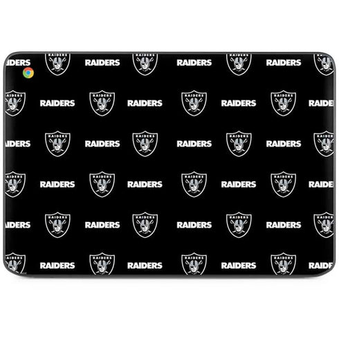 NFL Raiders Blitz Series HP Chromebook Skin