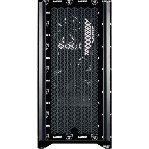 NFL Raiders Blitz Series Corsair 4000D Tempered Glass Mid-Tower ATX Case Skin