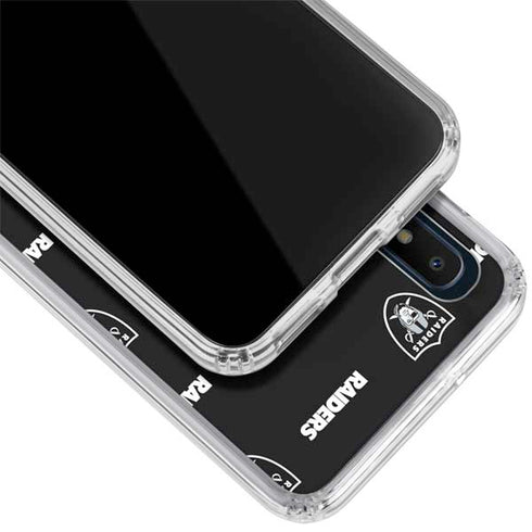NFL Raiders Blitz Series Galaxy A10e Clear Case