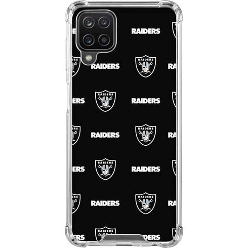 NFL Raiders Blitz Series Galaxy A12 Clear Case