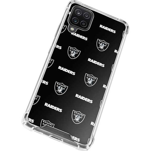 NFL Raiders Blitz Series Galaxy A12 Clear Case