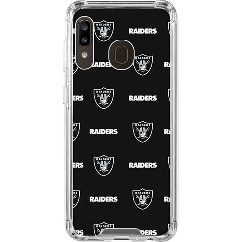 NFL Raiders Blitz Series Galaxy A30 Clear Case