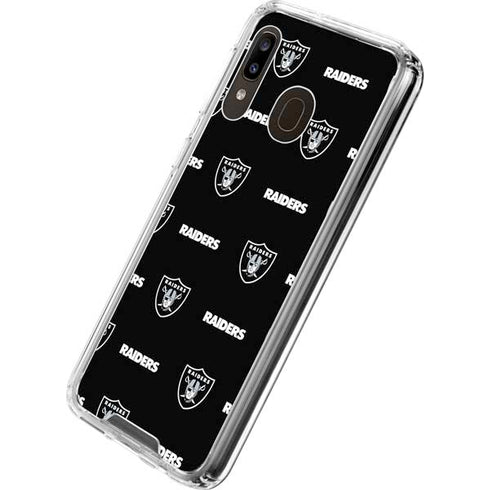 NFL Raiders Blitz Series Galaxy A30 Clear Case
