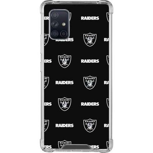 NFL Raiders Blitz Series Galaxy A71 5G Clear Case