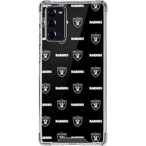 NFL Raiders Blitz Series Galaxy Note20 5G Clear Case
