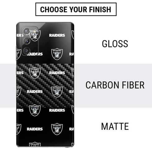 NFL Raiders Blitz Series Galaxy Note20 5G Skin